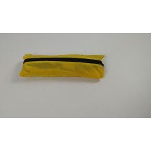 Nouveau parapluie jaune noir en nylon 3 plis personnalisé avec sac fourre-tout